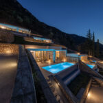 z luxury villa bita lefkada outdoor building property night