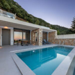 z luxury villa bita lefkada swimming pool mountain