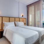z luxury villas delta sigle bed bedroom balcony sea view